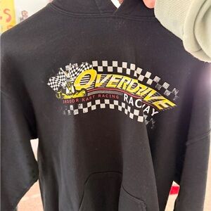 Over drive co springs Black Racing pullover